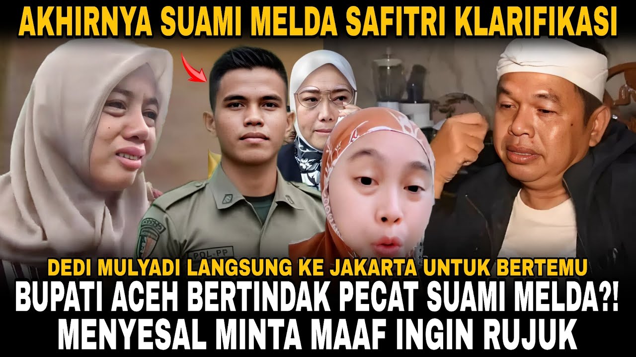 AKHIRNYA DI PECAT!! SUAMI MELDA SAFITRI KLARIFIKASI MENYESAL MINTA RUJUK? KDM LANGSUNG KE JAKARTA