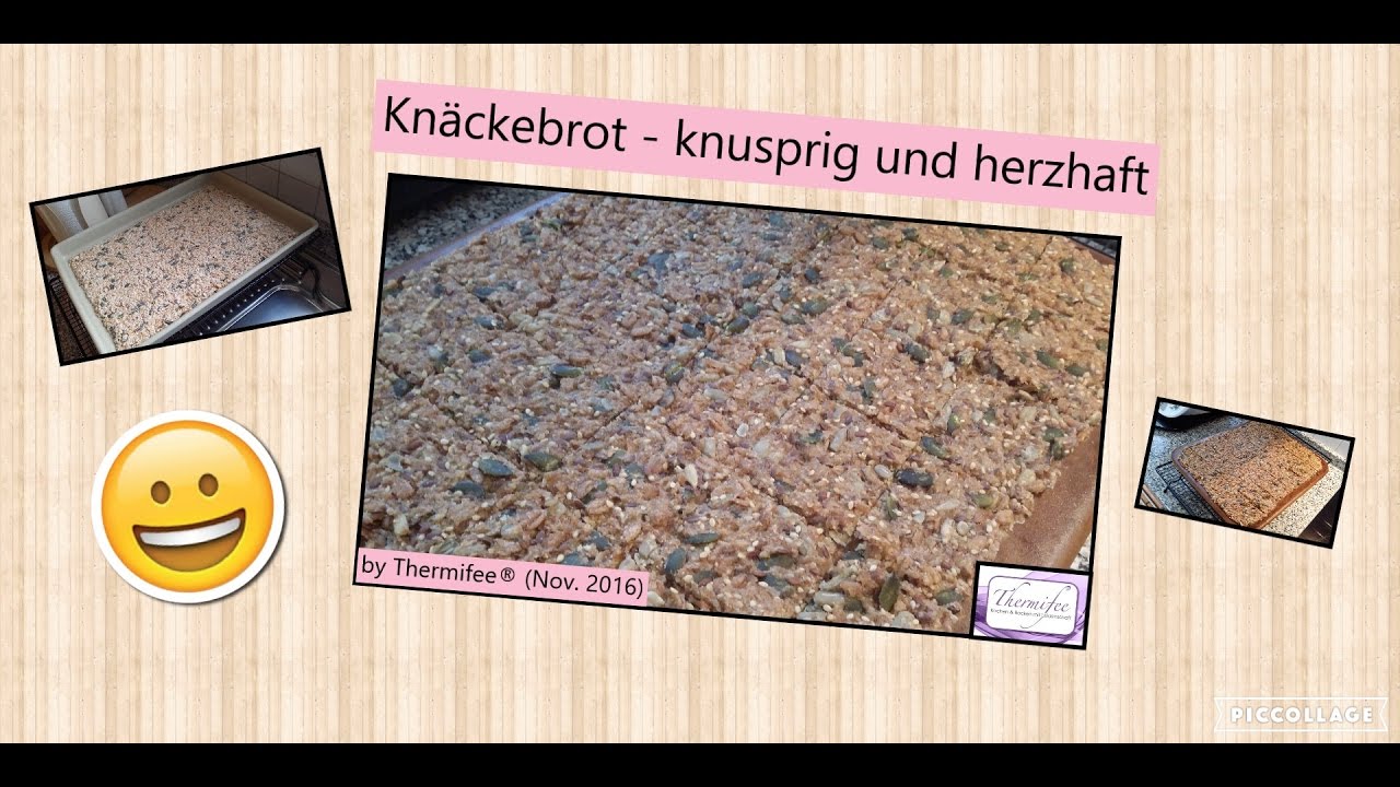 Thermomix® TM5 - Knäckebrot -  knusprig und aromatisch