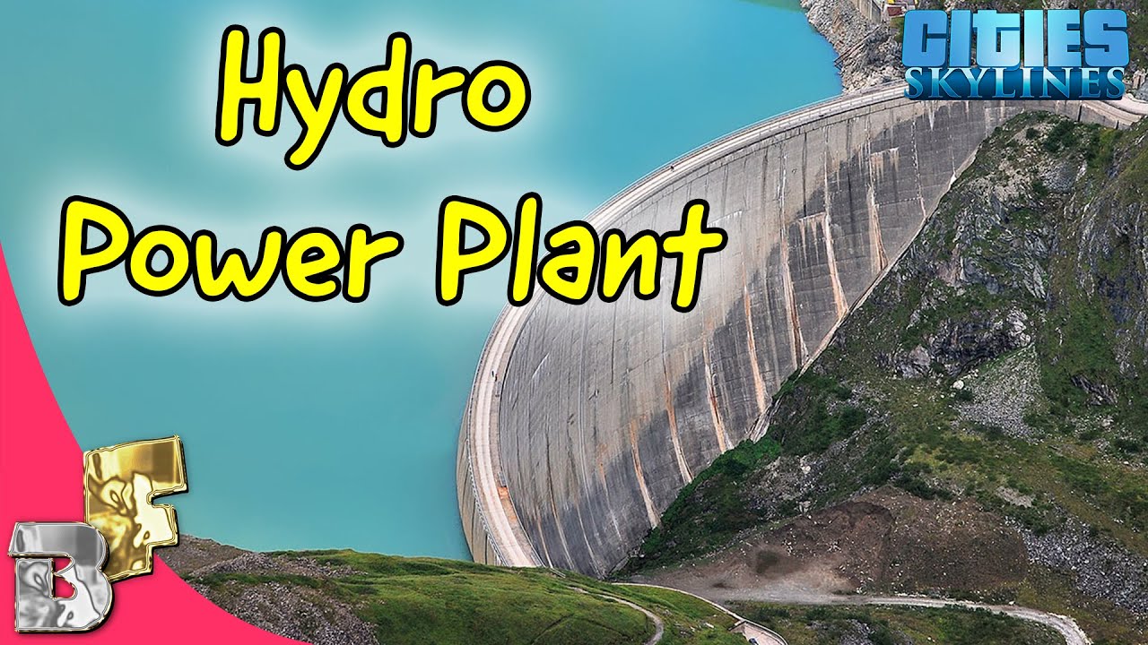 Cities Skylines | Hydro Electric Power Plant (Dam) Tutorial