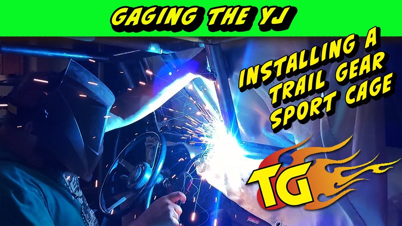 Caging The Beast - How to install and modify Trail Gear Rock Defense YJ cage -x brace & harness bar
