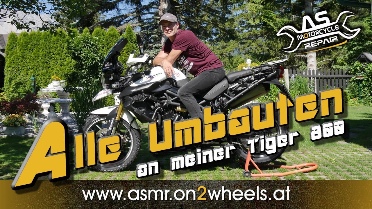 ➤ ALLE UMBAUTEN AN MEINER TRIUMPH TIGER 800