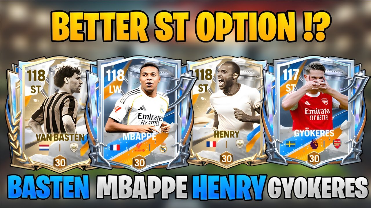 MBAPPE против HENRY против VAN BASTEN против GYOKERES в FC Mobile
