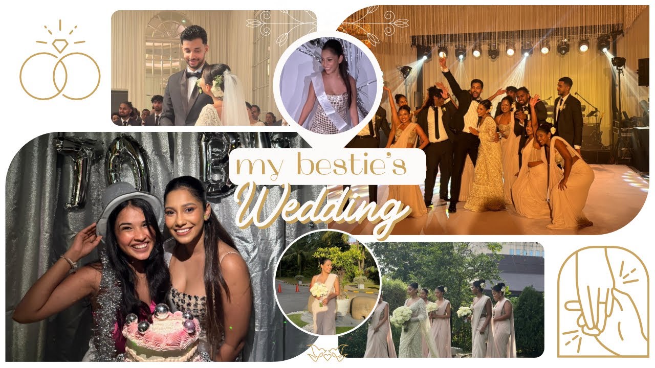 හොදම යාලුවාත් බැන්දා.. දැන් මං විතරයි ඉතුරු.. 🤪👰🏻‍♀️💍🫶🏻