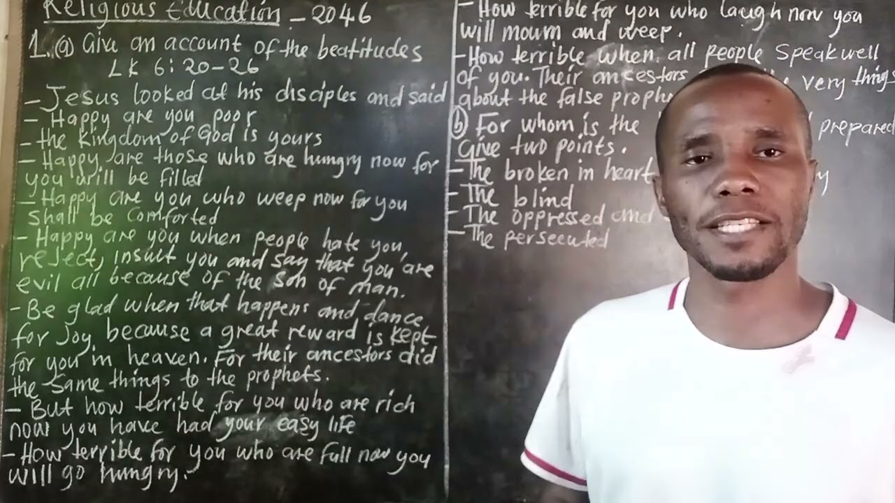 Religious education 2046/1(beatitudes)