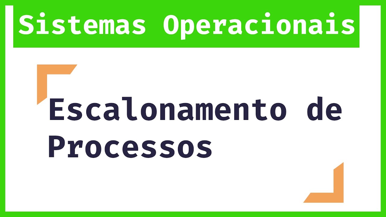 Me Salva Sistemas Operacionais: Motivação para Utilização de Escalonamento de Processos