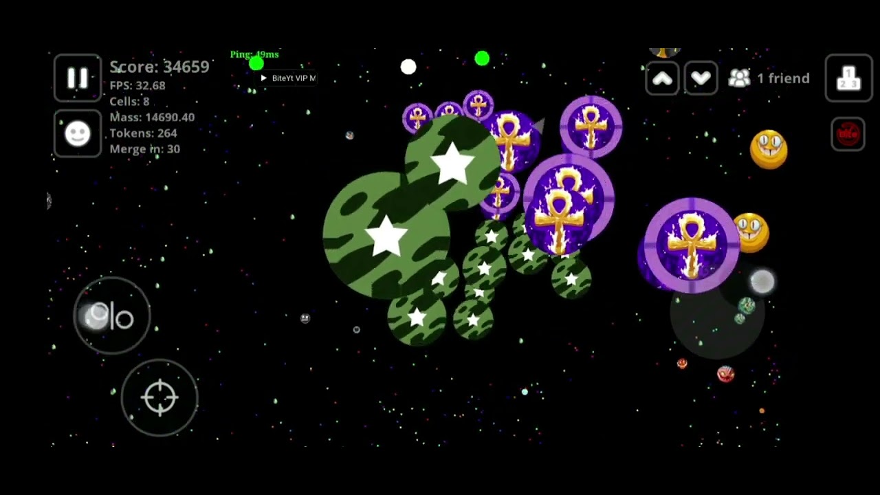 SPLIT RUN ( AGAR.IO MOBILE ) #15 Xion & Lenny