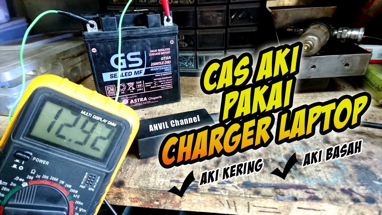 Cas AKI Soak pakai Charger LAPTOP - #ANVILchannel #akisoak