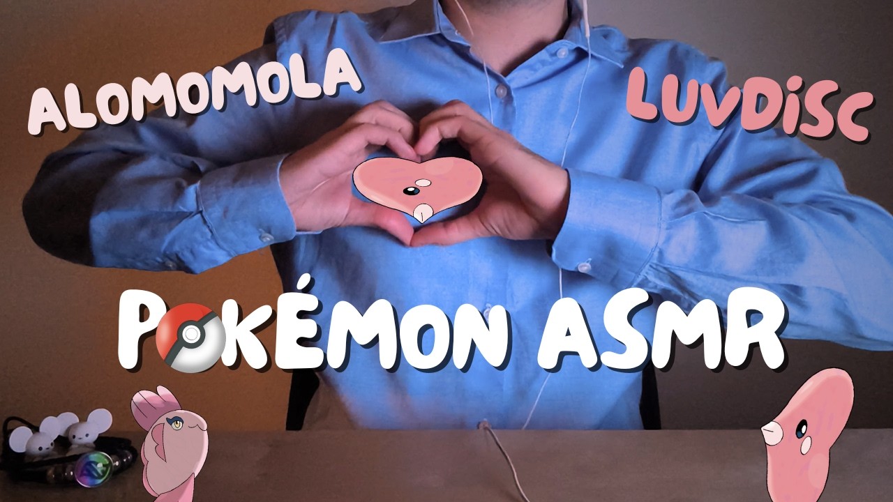 ASMR Learn About Luvdisc & Alomomola ❤️🐟 Pokémon Valentine's Day ASMR Roleplay