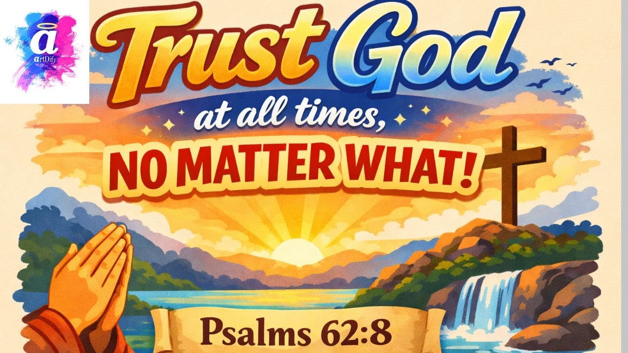 Trust God no matter what! Psalm 62:8