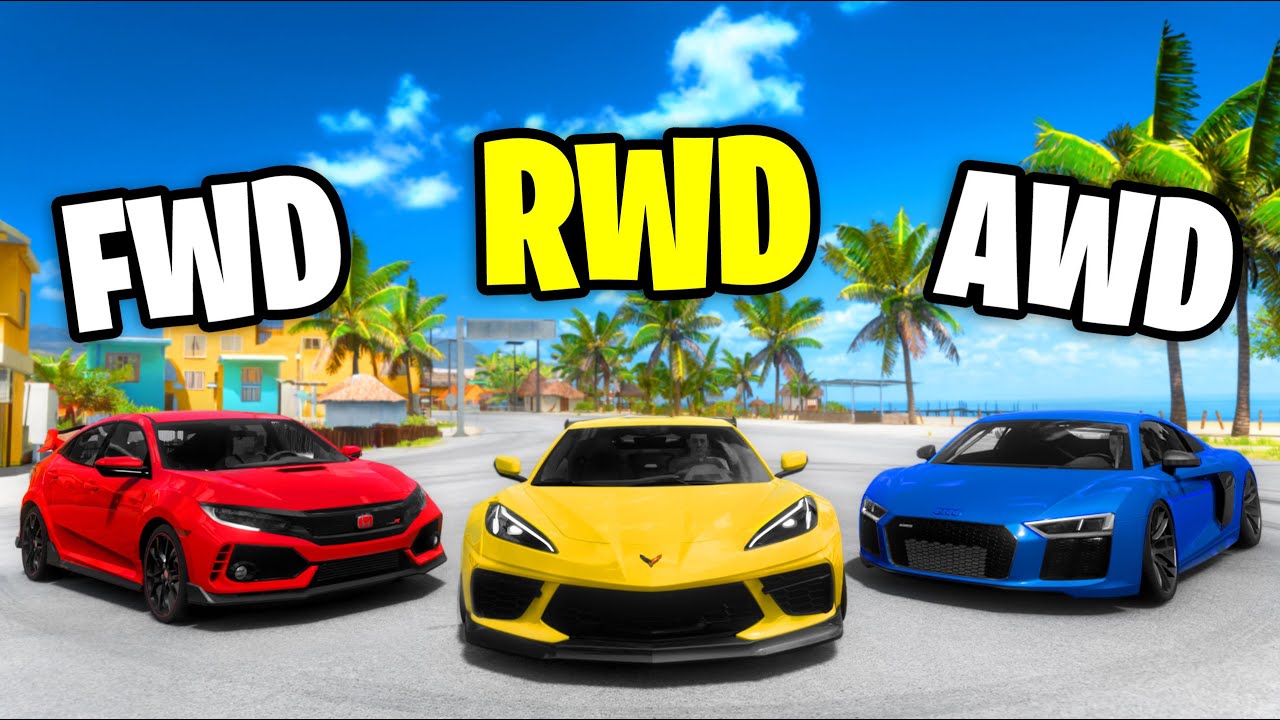 Передний привод против заднего против полного привода в Forza Horizon 5!