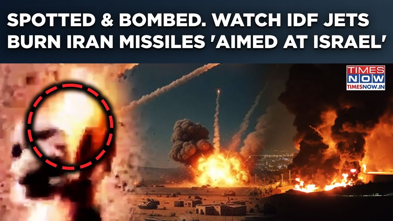 IDF Jets Bomb Iran's 12 Missile Sites 'Aimed At Israel' On Cam| 'Rising Lion' Mauls Khamenei's Force
