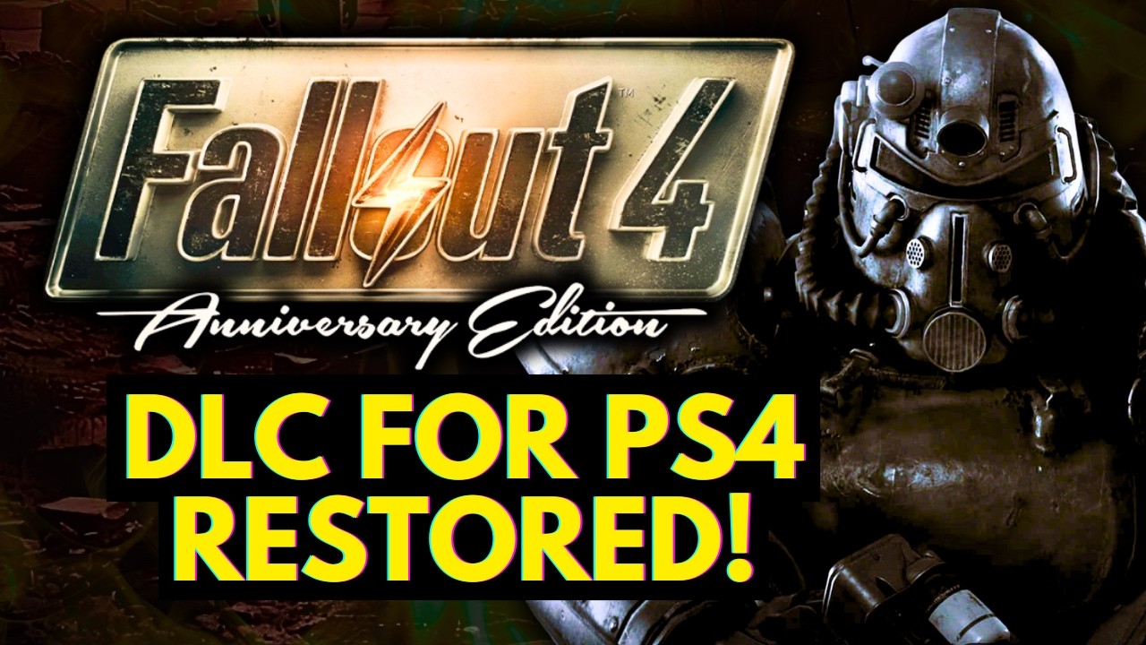 DLC для обновления Fallout 4 Anniversary Edition на PS4 восстановлены!