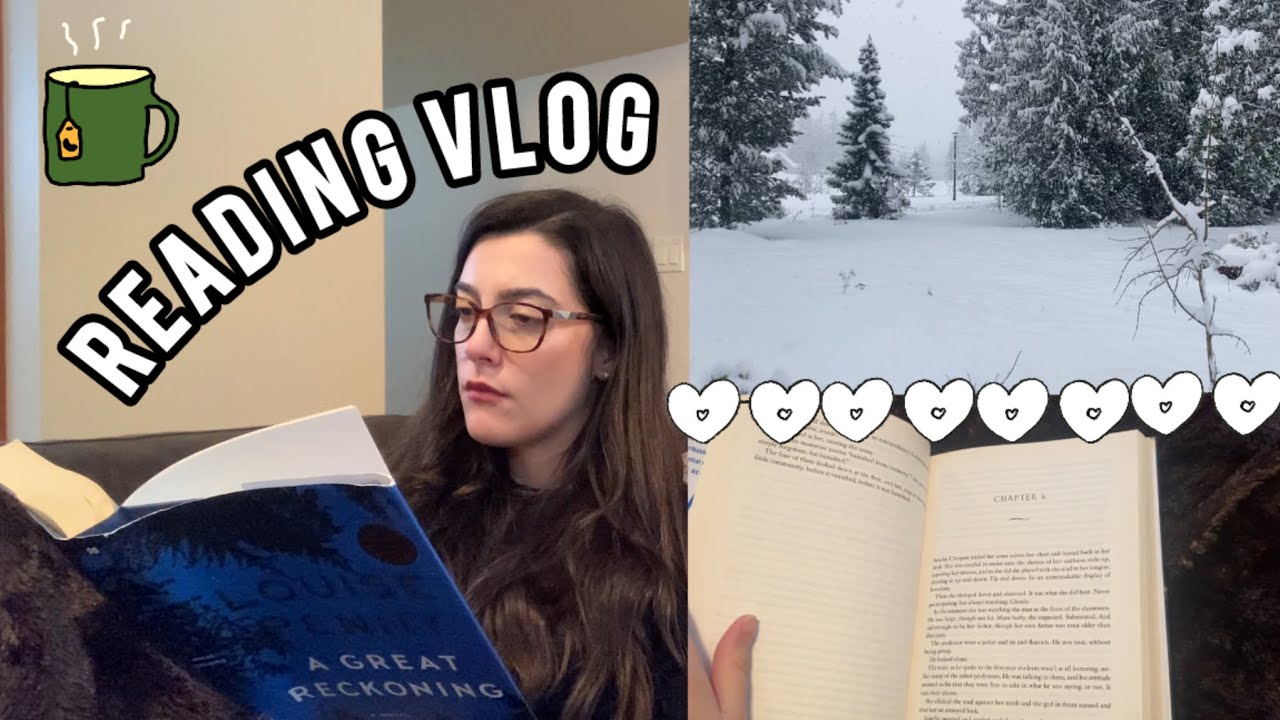 Winter vlog ❄️ reading louise penny for the first time 📚