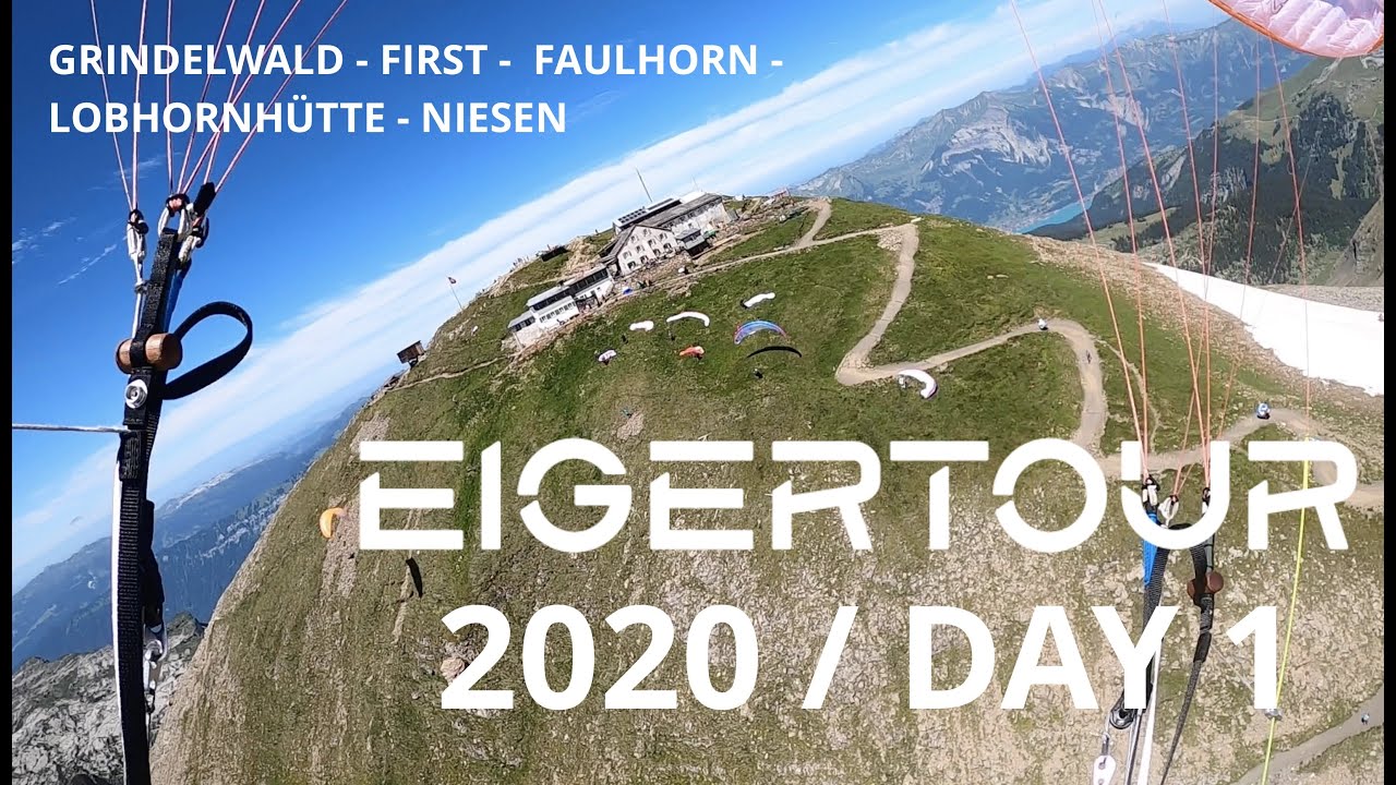 Eigertour 2020 / Day 1 - Hike&Fly Race Ozone Zeolite GT