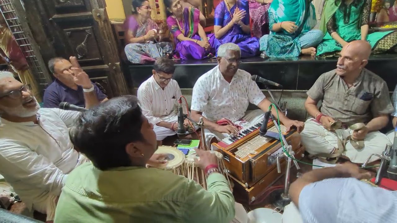 Dhanya Zalo Ho Sansari || Abhang || Shri Rama Bhajana Mandali Koteshwar at VITOBHA TEMPLE MUNDKUR