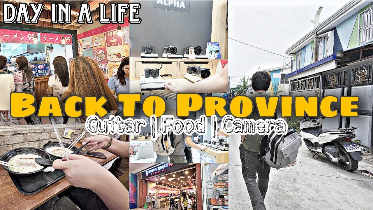 Province Vlog: Guitar, Good Food & Dream Camera Prices
