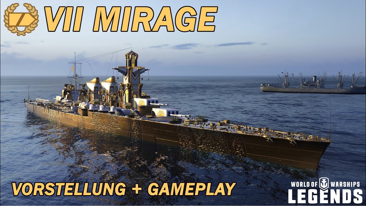 MIRAGE - Vorstellung und erstes Gameplay - World of Warships Legends