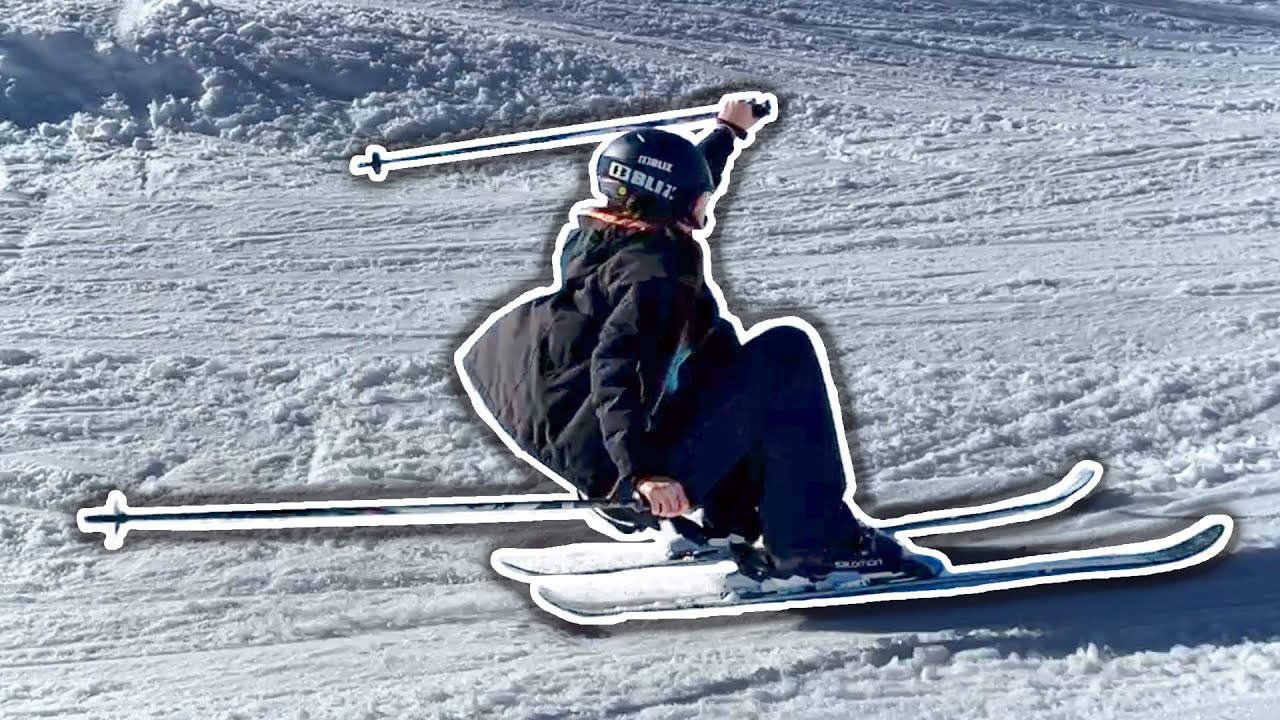 åker slalom för första gången | 12 apr