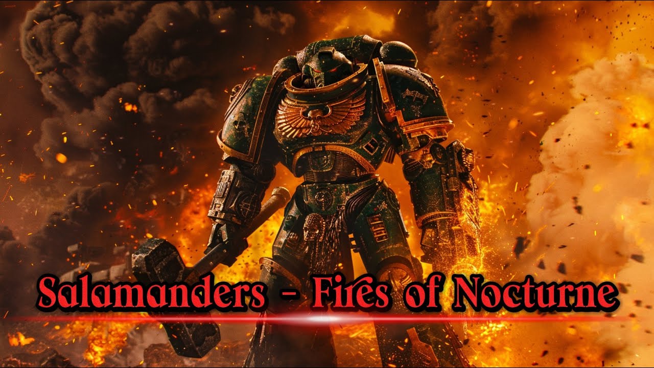 Salamanders - Fires of Nocturne (Video version) | Powermetal | Warhammer 40k inspired Fan Song