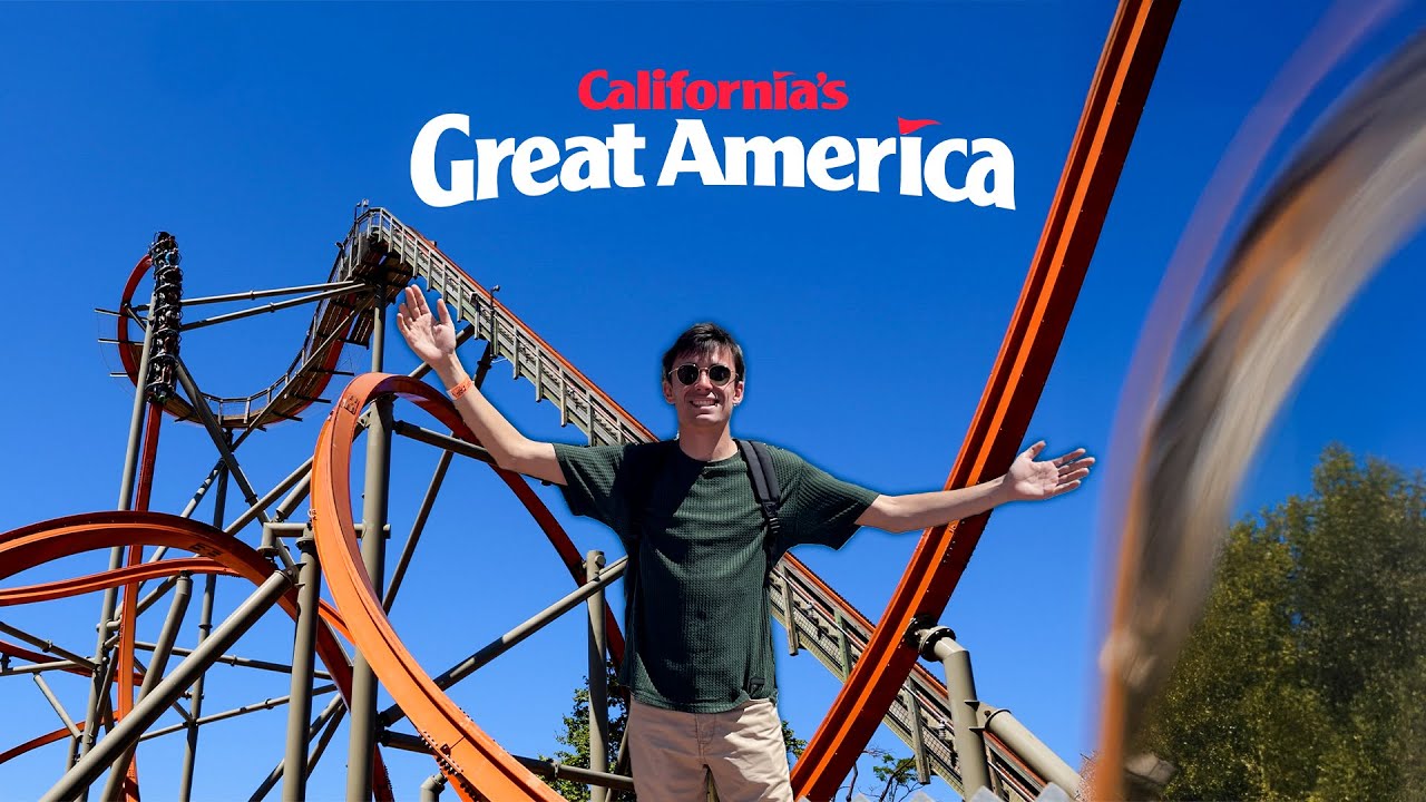 Découverte du parc California Great America 🎢