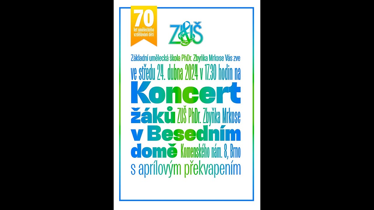Koncert žáků PhDr. Zbyňka Mrkose 2024