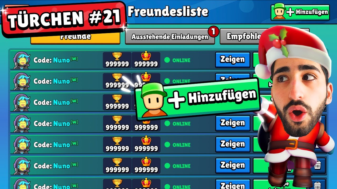 Bunte NAMENSFARBE in Stumble Guys 2023😱