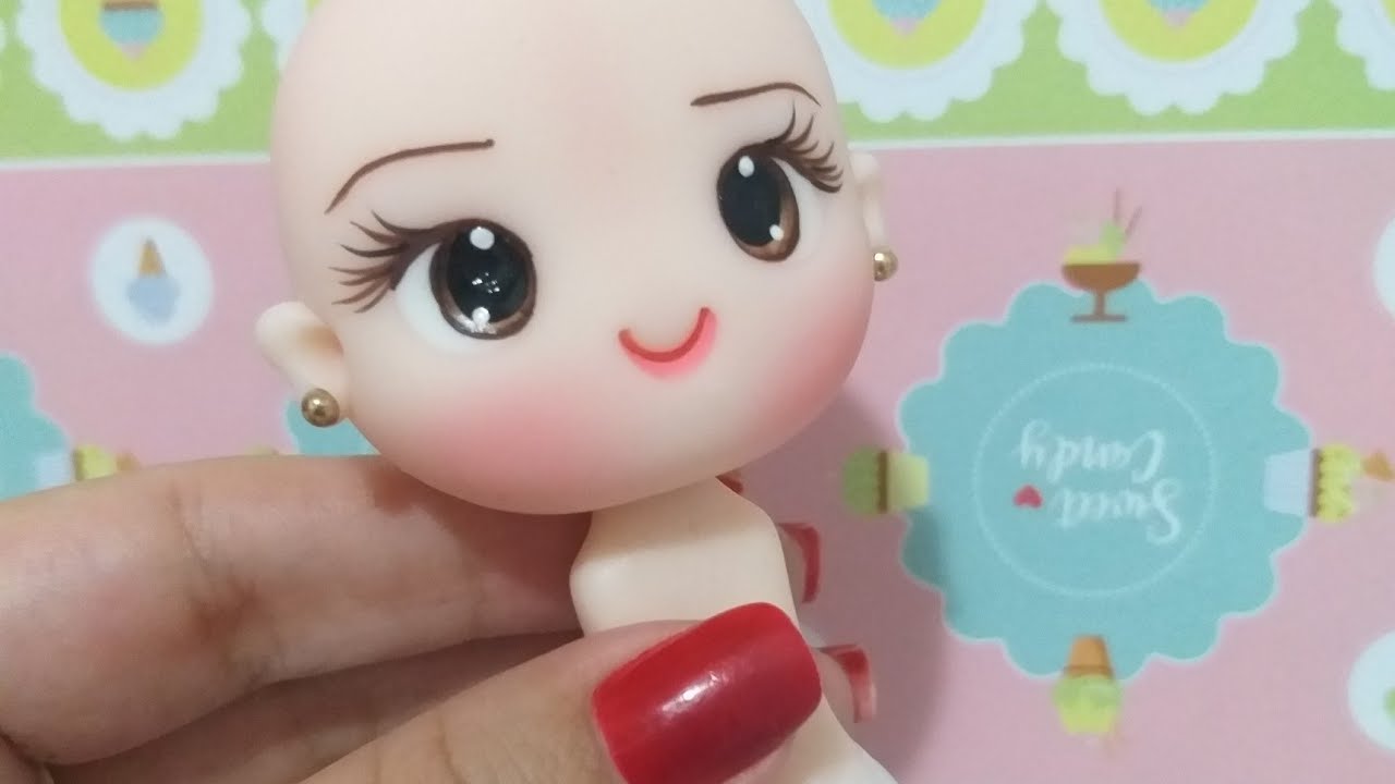 Como fazer pintura dos olhos(Biscuit)