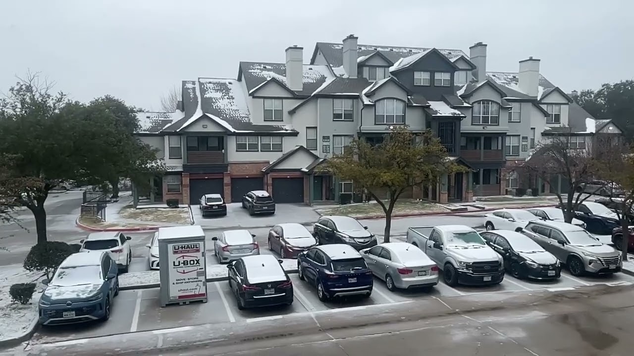 Snow Storm Dallas Day 1