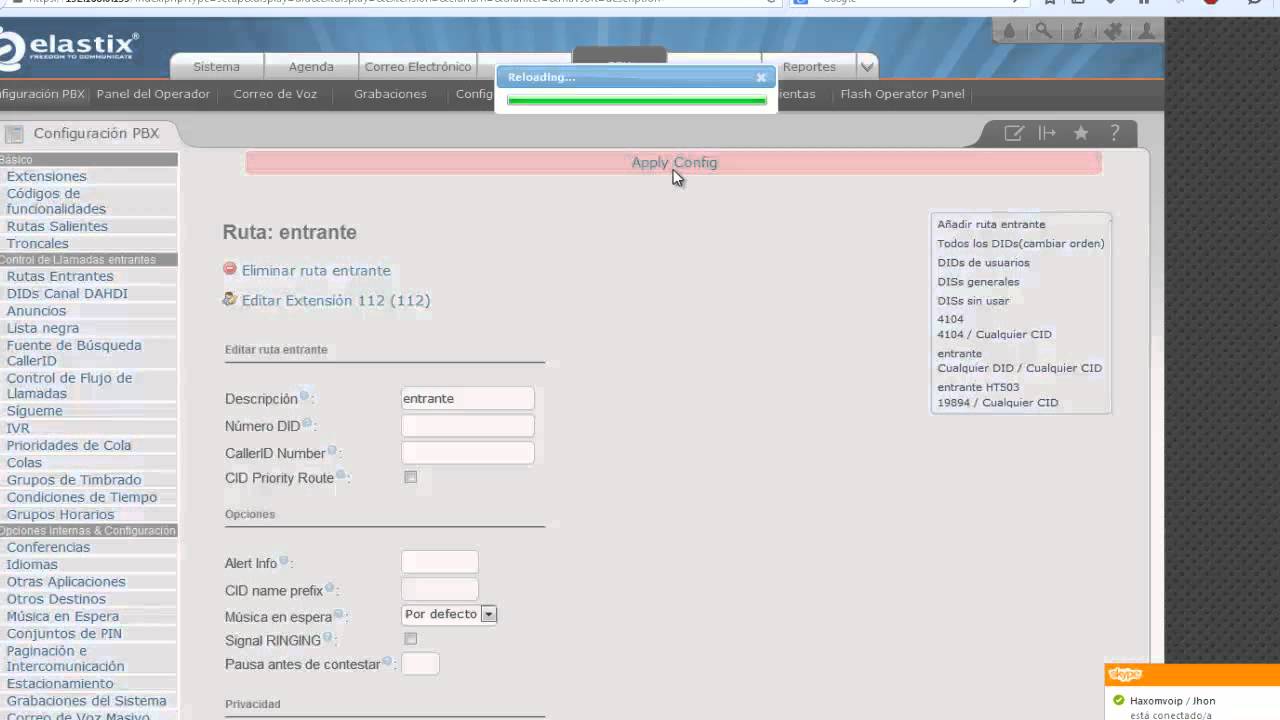 Configuración Dinstar GSM con Elastix