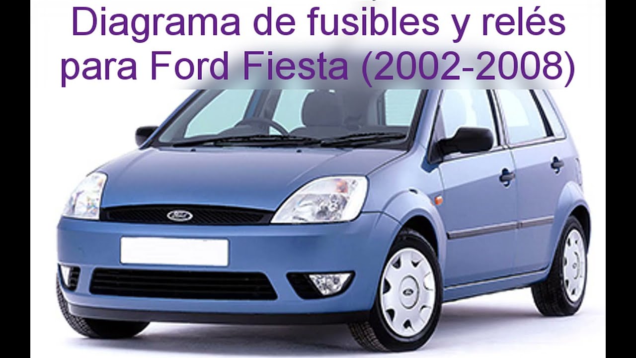 Diagrama de fusibles y relés para Ford Fiesta (2002-2008)