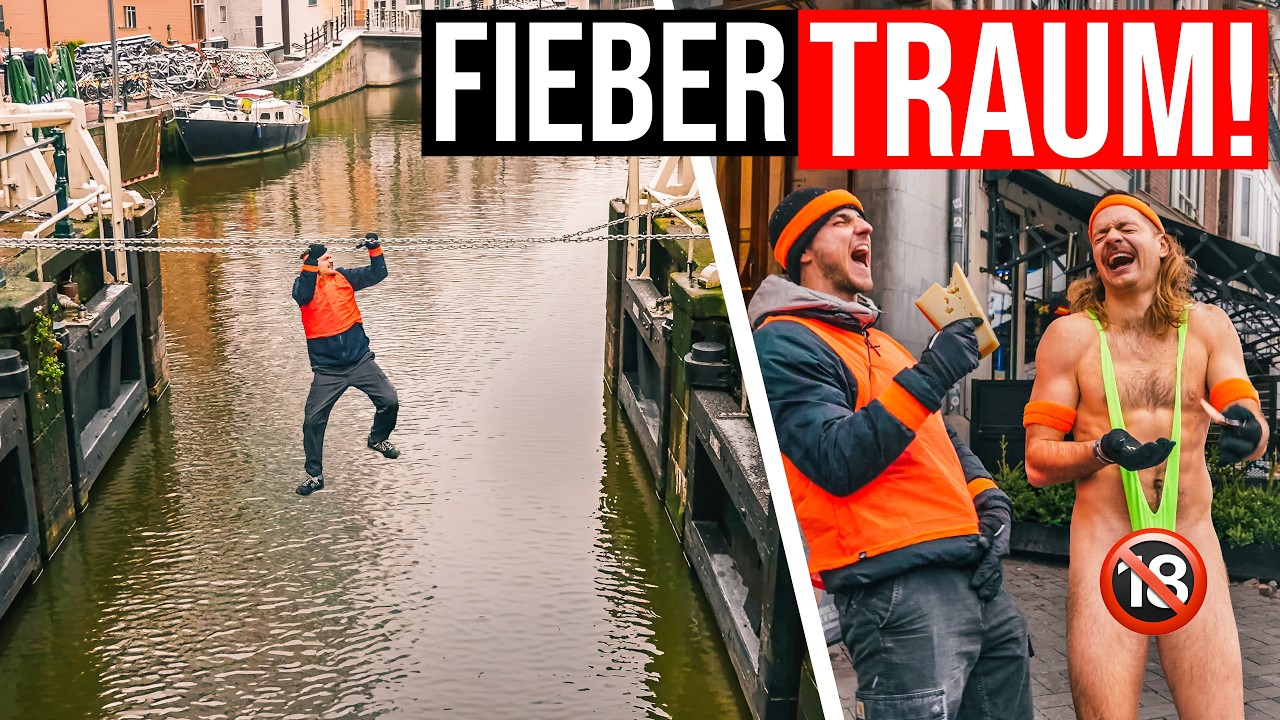 Über Gracht hangeln & 3M Diveroll finden! 🇳🇱 | Wir stellen uns 16 IRRE Challenges in Amsterdam!