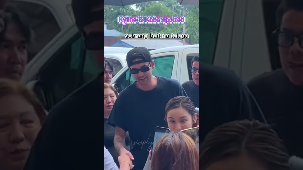 KOBE PARAS AND KYLINE ALCANTARA SPOTTED! SHE IS SO SIMPLE! 