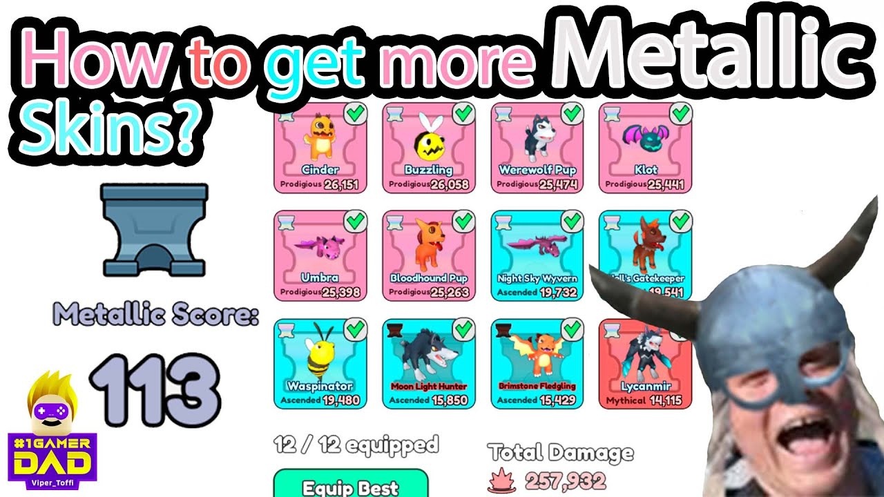 How to get more Metallic Skins in Collect All Pets Metallic Pets