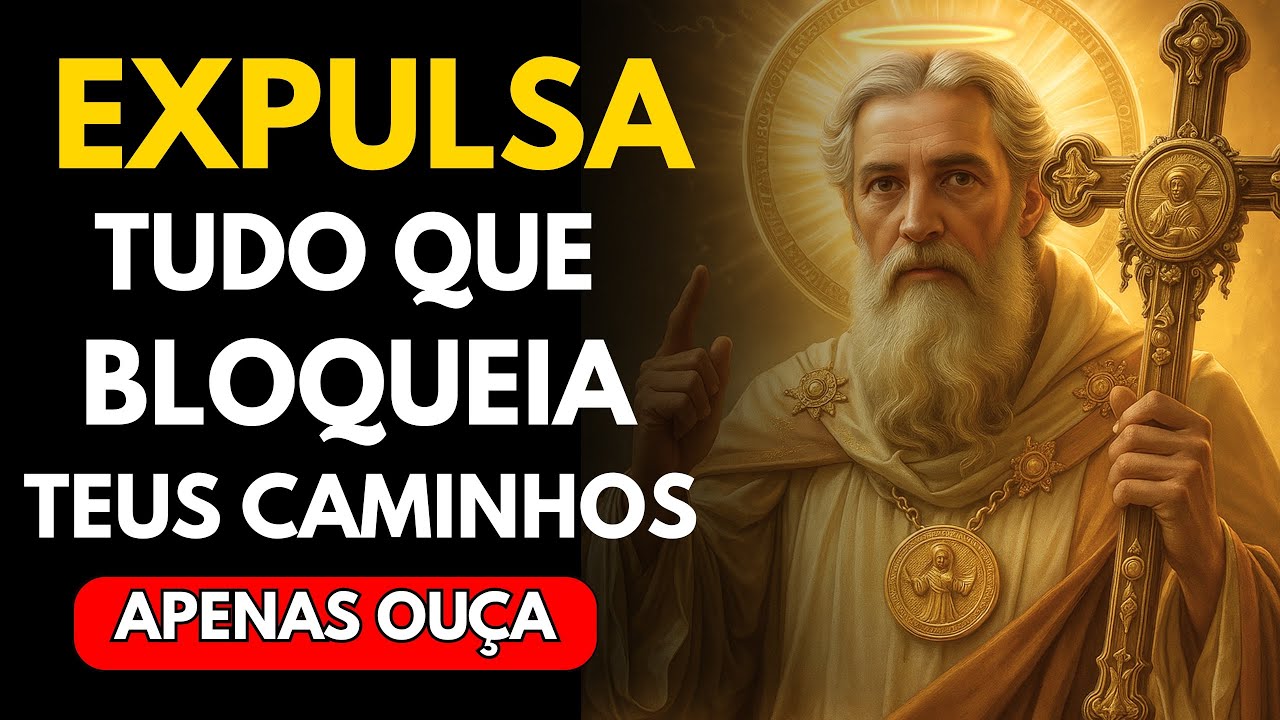 SE VOCÊ ESTÁ TRAVADO, REZE ESTA ORAÇÃO DE SÃO BENTO AGORA 🙏 (Abre Caminhos!)