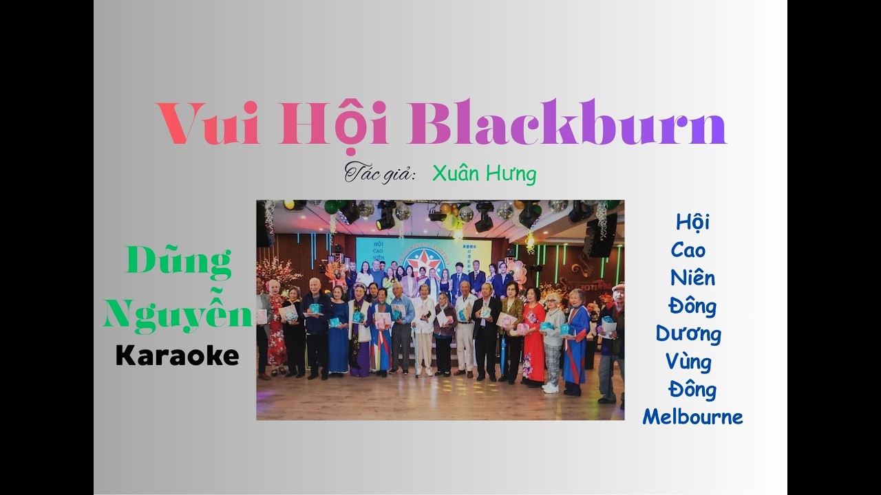Vui Hội Blackburn Karaoke New Version Dũng Nguyễn