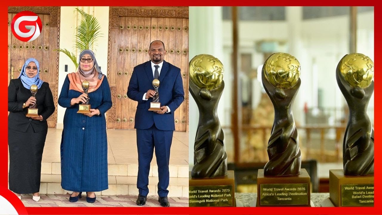 RAIS SAMIA AZUNGUMZA BAADA ya KUKABIDHIWA TUZO za UTALII - 