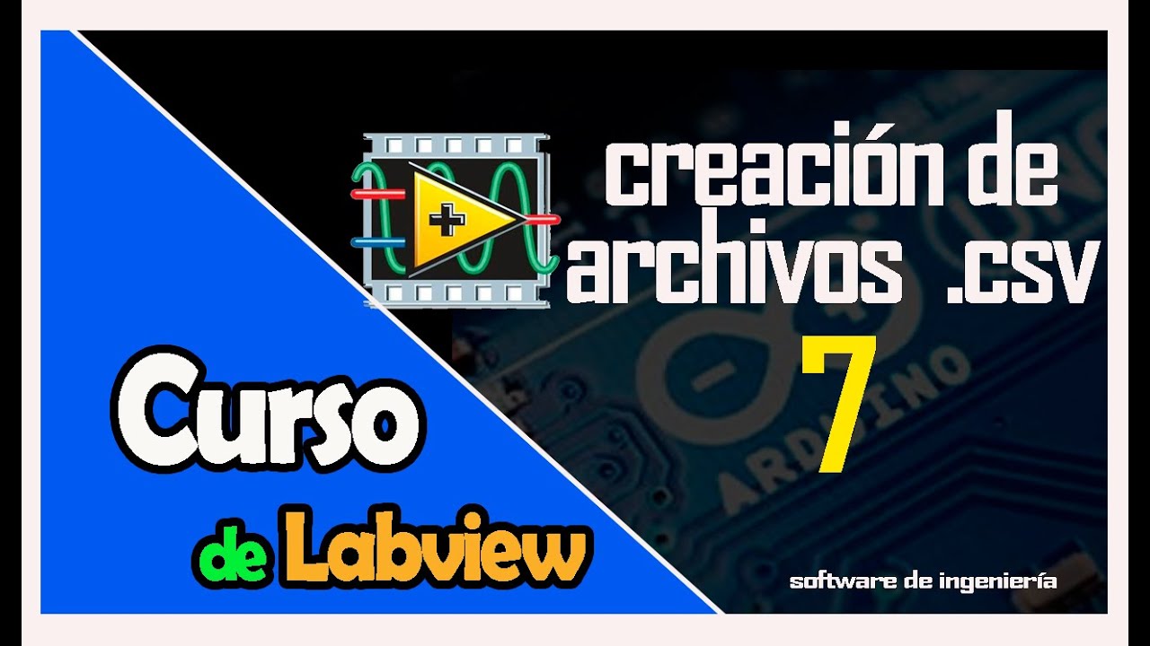 ✅ generar  archivos excel (csv)  Open/créate/replace file | aprende a programar con labview 2025 #7