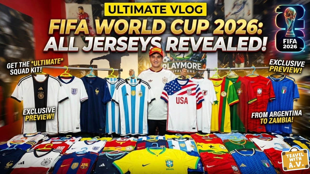 FIFA World Cup 2026: ALL 48 National Team Jerseys Available! 👕 | Fifa 2026 | World Cup |