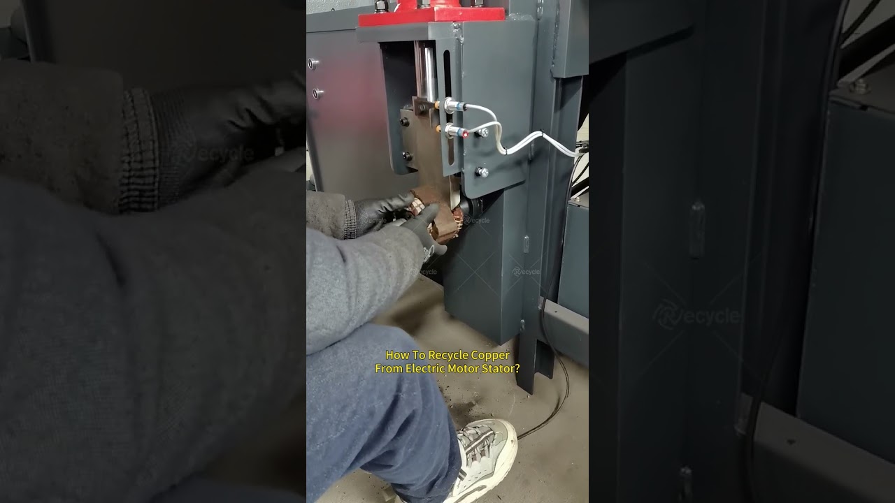 Small Electric Motor Stator Copper Cutting & Removing Machine