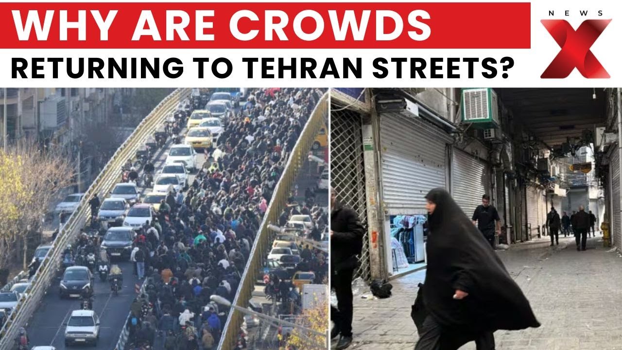 Iran Internet Showdown: Tehran Crowds Return to Streets Despite Internet Shutdown | NewsX