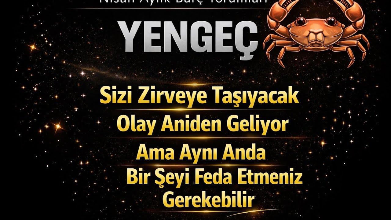 Yenge&ccedil; Burcu - Y&uuml;kselen Yenge&ccedil; - Nisan Aylık Bur&ccedil; Yorumları