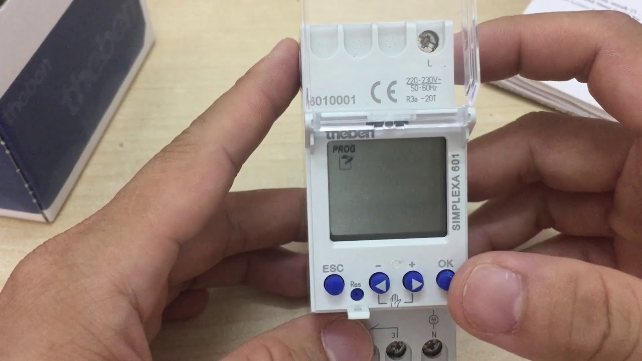 [SmartControl.vn] hướng dẫn cài đặt hẹn giờ trên timer Simplexa 601