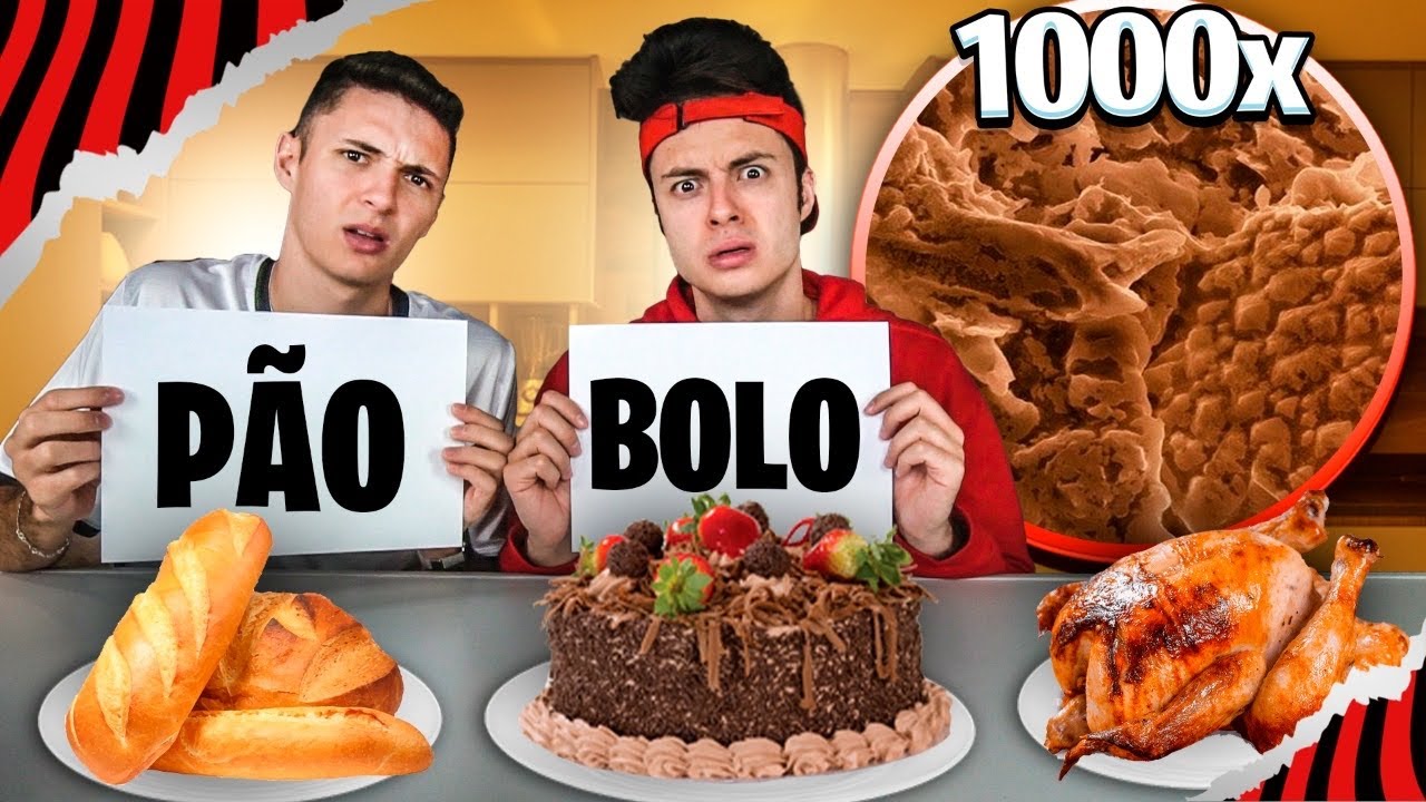 QUEM ACERTAR A COMIDA NO MICROSCÓPIO, VENCE! - Desafio