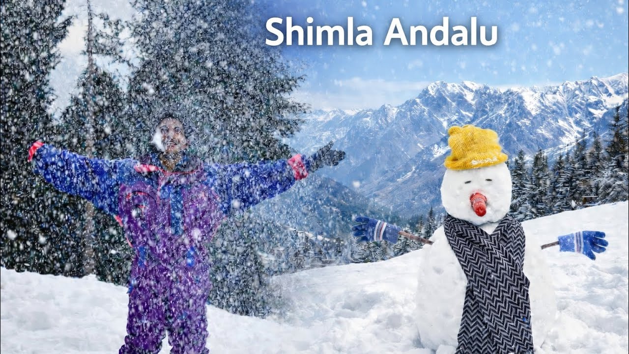 Shimla Andalu | Exploring Snow❄️ Hills🏔️ Mall Road🌆