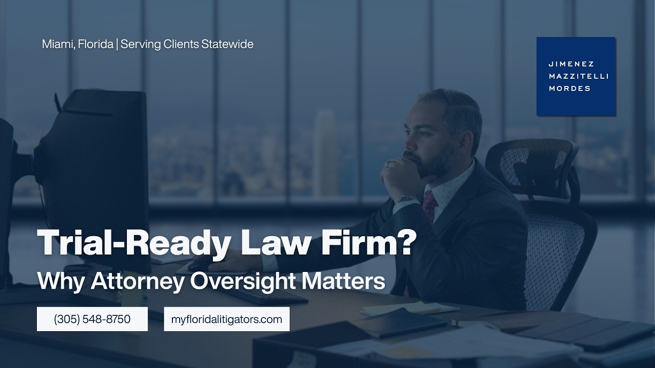 What Makes a Law Firm Trial-Ready? Why Attorney Oversight Matters