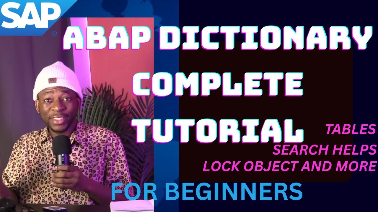 SAP ABAP Dictionary complete Tutorial for Beginners | full course