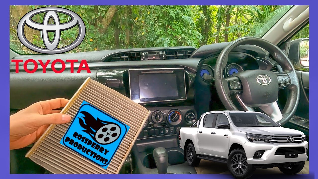 Замените салонный фильтр кондиционера вашего Toyota Hilux за считанные минуты! | Инструкция по са...