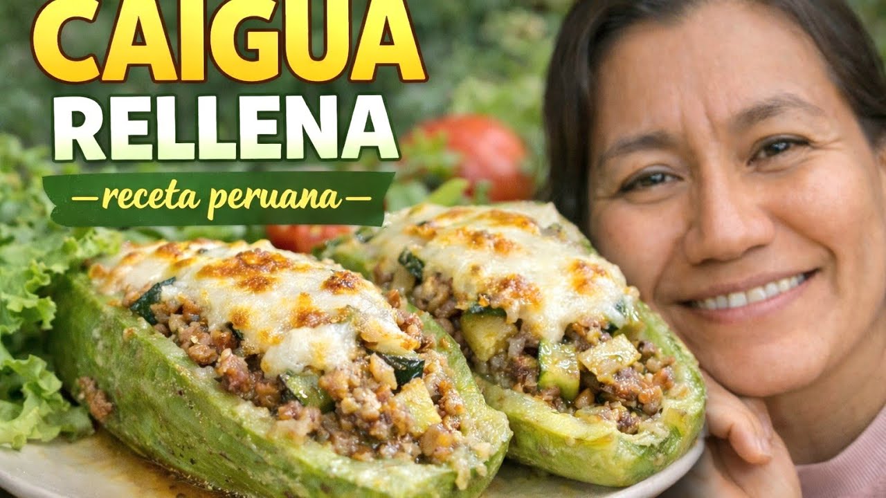 Caigua rellena  paso a paso | Receta casera con propiedades tradicionales 🥗🇵🇪