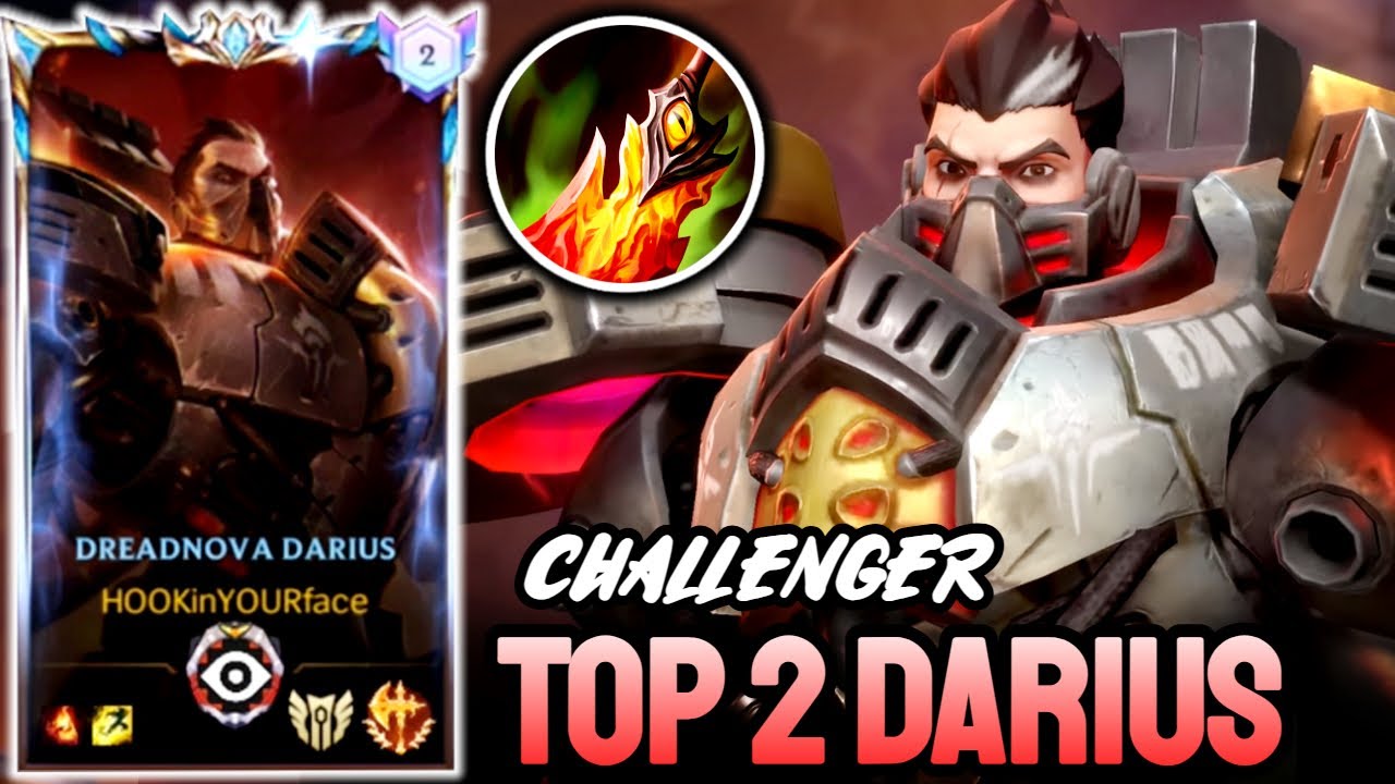 WILD RIFT  DARIUS  - TOP 2 DARIUS GAMEPLAY - CHALLENGER RANKED