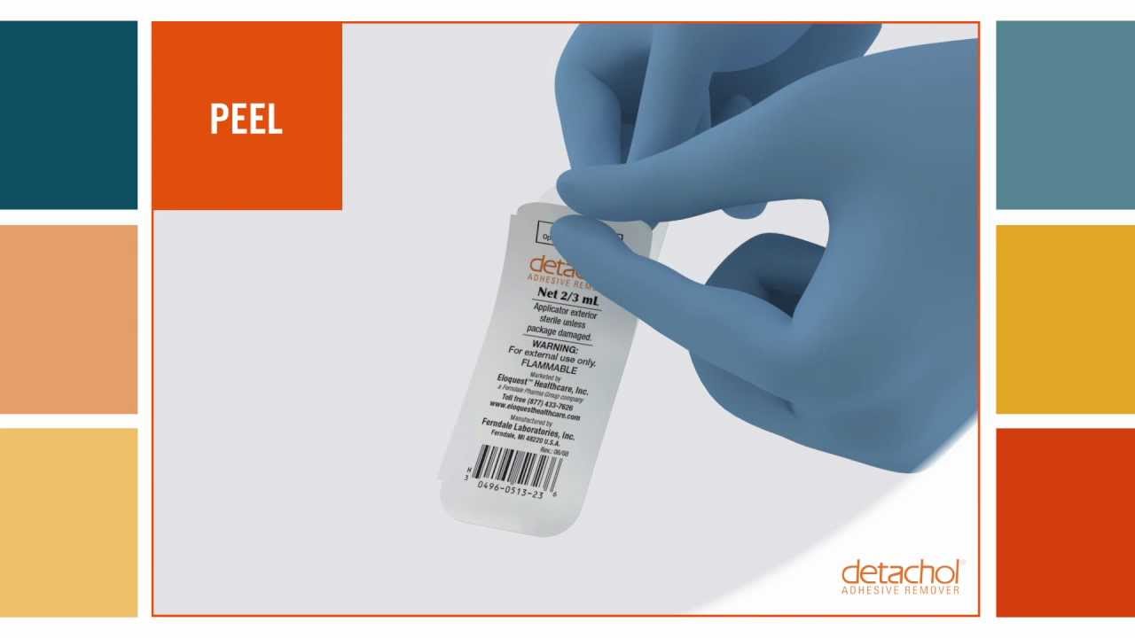 Detachol&reg; Adhesive Remover Vial Application Video
